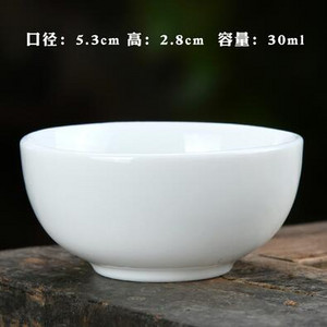 3 vnt./pak. Didelis keraminis puodelis gryno balto porceliano bambuko kepurės puodelis Rankų darbo Kungfu arbatos rinkinys Mažas arbatos puodelis arbatos priedai