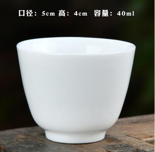 3 vnt./pak. Didelis keraminis puodelis gryno balto porceliano bambuko kepurės puodelis Rankų darbo Kungfu arbatos rinkinys Mažas arbatos puodelis arbatos priedai