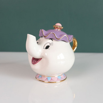 Creative Teapot Cartoon Beauty Beast Σετ τσαγιέρας Mrs. Archie Ceramic Cup Pot Home Εργαλείο παρασκευής τσαγιού στο σαλόνι
