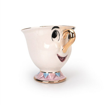 Creative Teapot Cartoon Beauty Beast Комплект чаши за чайник Mrs. Archie Керамична чаша Гърне Домашна всекидневна Инструмент за приготвяне на чай