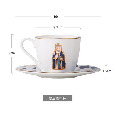 Europska Phnom Penh Bone China šalica za kavu i set tanjurića Europska mala luksuzna šalica za poslijepodnevni čaj Mala delikatna šalica za kavu