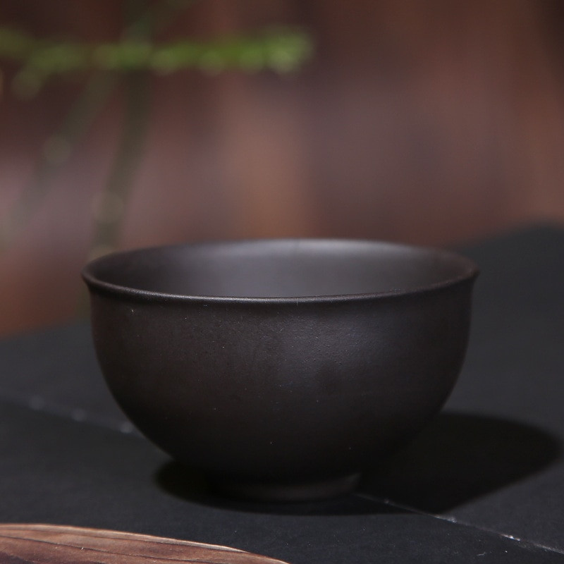 4 db/tétel Kínai Kínai Kung fu tea csésze (30,55,75 ml) három különböző színű YiXing Purple Clay teáscsésze készlet teához