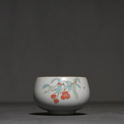 4 kom/lot Kineska ručno oslikana keramička šalica za čaj Retro Ru Kiln zdjela za čaj Ručno izrađeni butik set za čaj Osobna posuda za piće s jednom šalicom