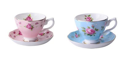 180ML, ceașcă de cafea din porcelană fină și farfurie și lingură, design amuzant de modă, ceașcă espresso zakka tazas cafe, cană de cafea europeană