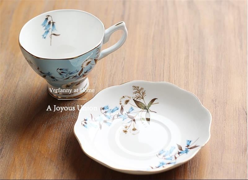 180ML, ceașcă de cafea din porcelană fină și farfurie și lingură, design amuzant de modă, ceașcă espresso zakka tazas cafe, cană de cafea europeană