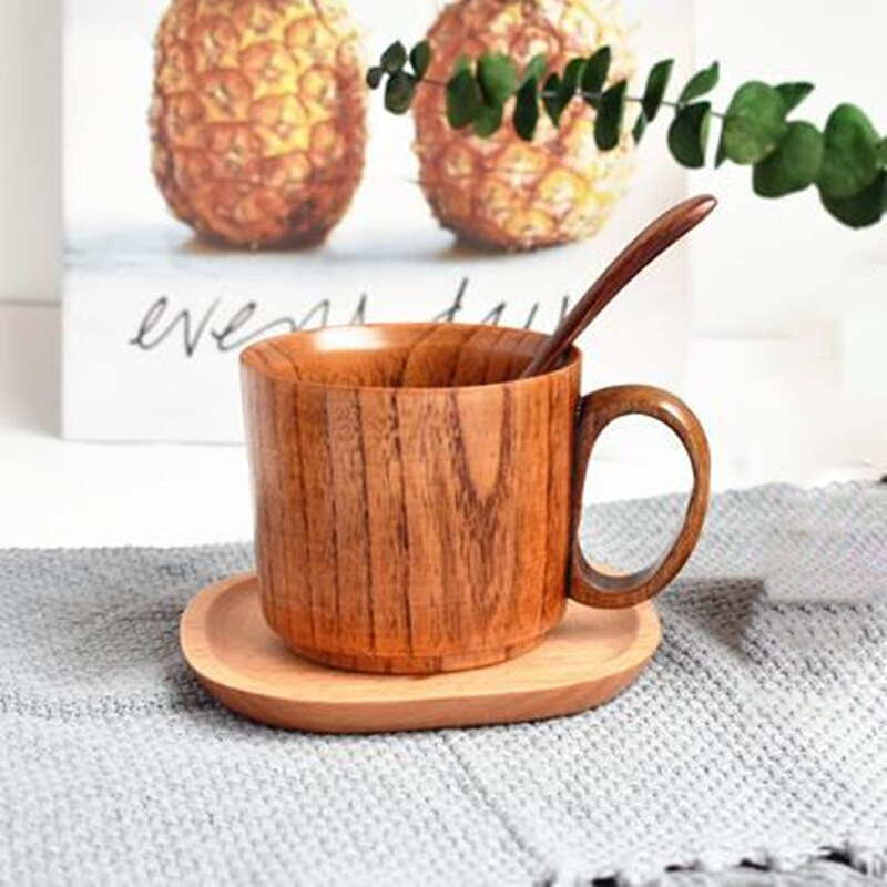 Ceașă De Apă Din Lemn Masivul Ceaș De Ceai Cești De Cafea Cana De Lemn De Jujube De Fag Cană De Băutură Pentru Bucătărie Acasă