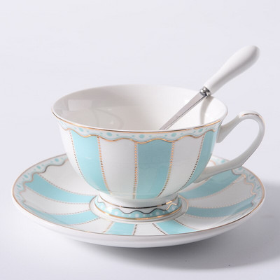 Keramički set šalica za kavu u europskom stilu Phnom Penh Šalice za poslijepodnevni čaj sa žličicom i tanjurićem Setovi Dizajnerska šalica s tanjurićem Tazas Cafe