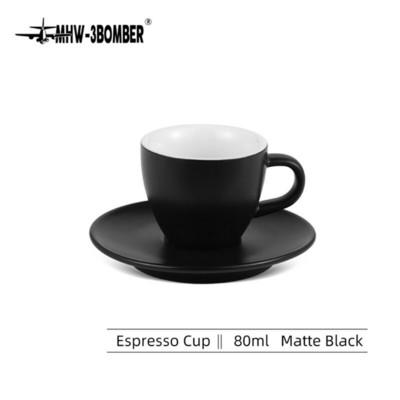 Espresso bögre 80 ml kerámia kávés csésze csészealj Porcelán bögre csészealj készlet