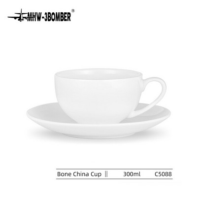 Kávésbögrék Bone China kerámia kávéscsésze 180ml 300ml kávéscsésze és csészealj készletek Latte csésze Cappuccino csésze ultravékony falú