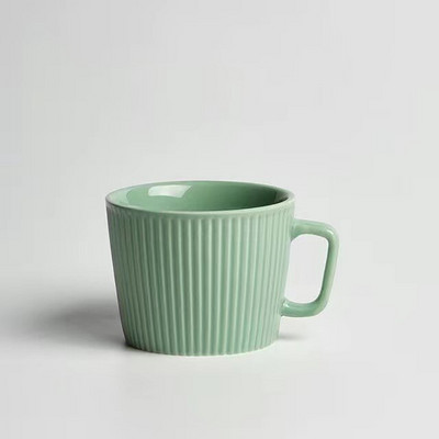 Vintage kerámia csésze és csészealj kávéhoz európai stílusú otthoni délutáni tealé tejes bögrekészlet porcelán vizes csésze barát ajándék
