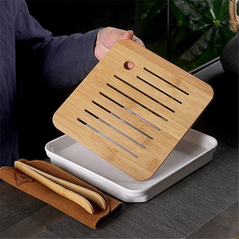 Set de ceai Kung Fu portabil Ceainic chinezesc din ceramică Ceainic din porțelan Ceai Gaiwan Ceai Ceainic Ceremonia Ceainic cu sac de călătorie