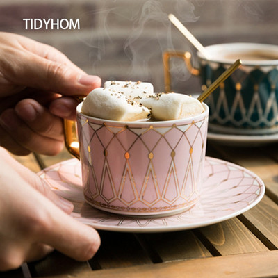 200 ml europietiško ir amerikietiško stiliaus Bone China mažos talpos klasikinis kavos puodelis retro pusryčių puodelis popietės arbatos puodelis keramikinis puodelis