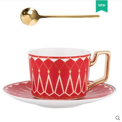 200 ml stil european și american Bone China de capacitate mică ceașcă de cafea clasică ceașcă de mic dejun retro ceașcă de ceai de după-amiază ceașcă de ceramică