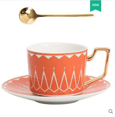 200 ml stil european și american Bone China de capacitate mică ceașcă de cafea clasică ceașcă de mic dejun retro ceașcă de ceai de după-amiază ceașcă de ceramică