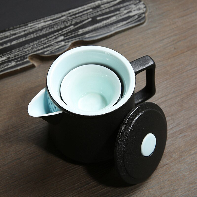 Putni Kung Fu Set za čaj Prijenosni čajnik Porculanski čajnik Gaiwan Čaj Čaj Ceremonija Čajnik s putnom torbom Besplatna dostava