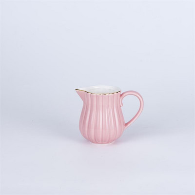 1db Közvetlenül eladó új klasszikus Golden Bee csíkos délutáni tea kávé tejlé italkancsó könnyű luxus máz plusz aranykerámia