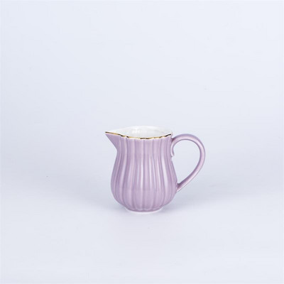 1db Közvetlenül eladó új klasszikus Golden Bee csíkos délutáni tea kávé tejlé italkancsó könnyű luxus máz plusz aranykerámia