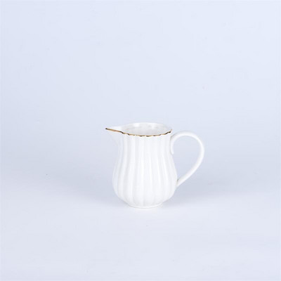 1db Közvetlenül eladó új klasszikus Golden Bee csíkos délutáni tea kávé tejlé italkancsó könnyű luxus máz plusz aranykerámia