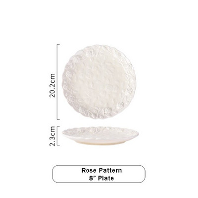 Set de căni de cafea și farfurii retro europeană, decorare pentru ceai de nuntă, restaurant acasă, farfurie pentru desert, ceai de după-amiază