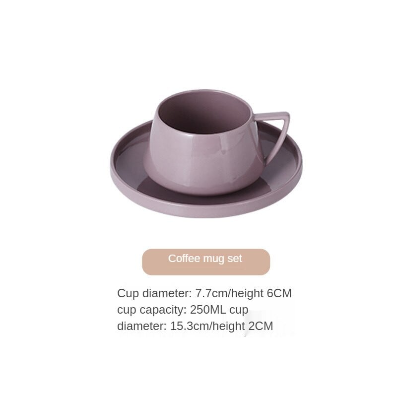 Keraminiai kavos puodeliai ir lėkštučių rinkinys Puodelis Virtuvės puodelis Pieno arbata Pusryčių puodelis Šiaurės šalių geriamasis vanduo Namų pora Kalėdų puodelis