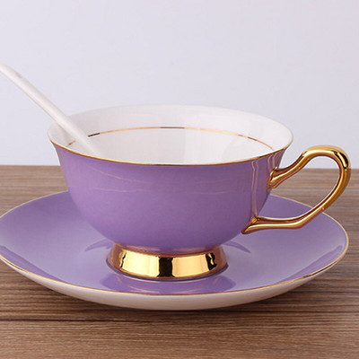 Šalica za kavu i tanjur, nordijski stil, 220 ml, šalica za čaj, vrhunska keramika, britanski porculan