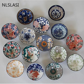 6kom/set Servis za čaj Set šalica za čaj Plavi i bijeli porculan Vintage keramički set za čaj Različiti mali kapaciteti Kućni dar 6 paketa Master Cup