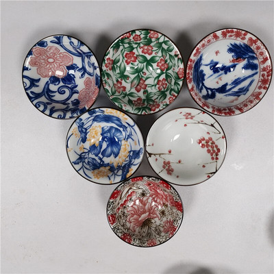 6kom/set Servis za čaj Set šalica za čaj Plavi i bijeli porculan Vintage keramički set za čaj Različiti mali kapaciteti Kućni dar 6 paketa Master Cup