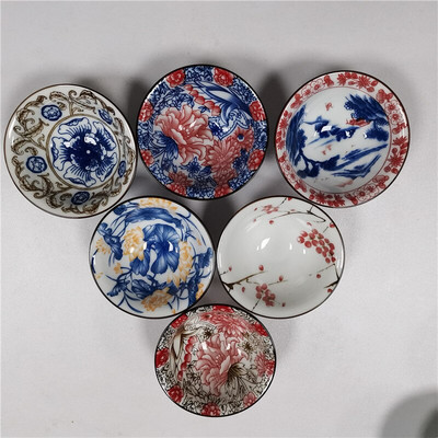 6kom/set Servis za čaj Set šalica za čaj Plavi i bijeli porculan Vintage keramički set za čaj Različiti mali kapaciteti Kućni dar 6 paketa Master Cup