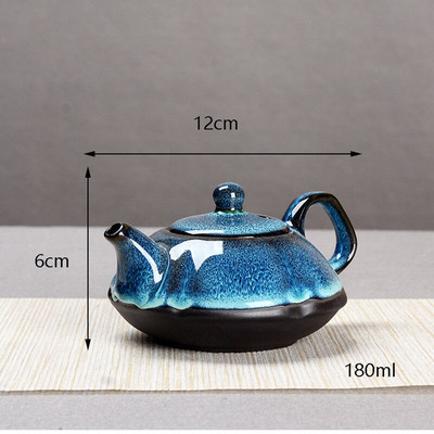 Travel Starry sky teáskészlet I,Jingdezhen temmoku glaze Exquisite Set Kung Fu Tea Cup hordozható teáskanna Gaiwan teáscsészék Ingyenes szállítás