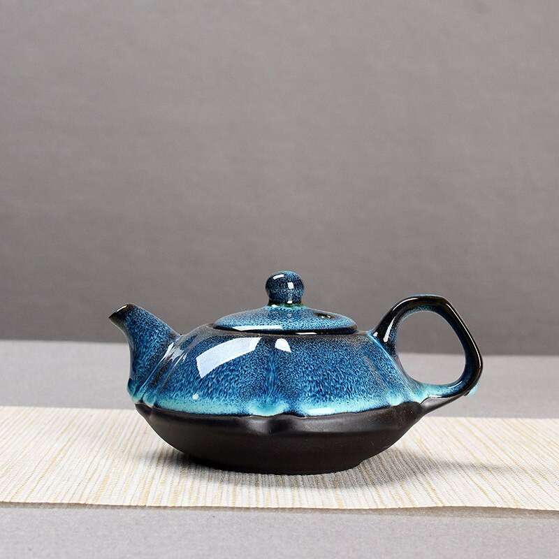 Travel Starry sky teáskészlet I,Jingdezhen temmoku glaze Exquisite Set Kung Fu Tea Cup hordozható teáskanna Gaiwan teáscsészék Ingyenes szállítás