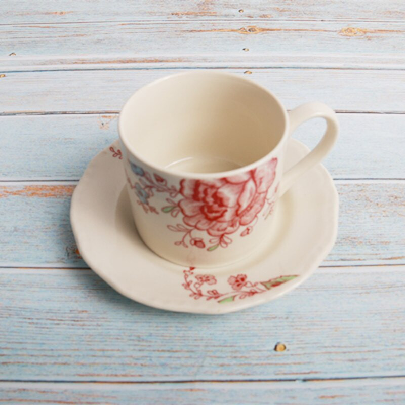 Európai stílusú kávésbögre luxus otthoni iroda délutáni teáscsésze és csészealj Hagyományos kerámia kávéscsésze Tasas De Cafe Háztartás