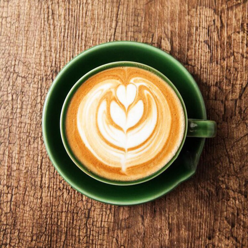 Cană de cafea din ceramică de 230 ml cu farfurie Glazură de culoare retro, ceașcă ceramică pentru cappuccino, pahar cu flori, set de căni de cafea, ustensile de cafea