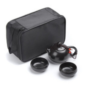 Stil nou 1 ceainic 2 cești de ceai 1 plic Set de ceai, ceainic frumos și ușor ceainic ceainic ceainic chinezesc de călătorie portabil din ceramică