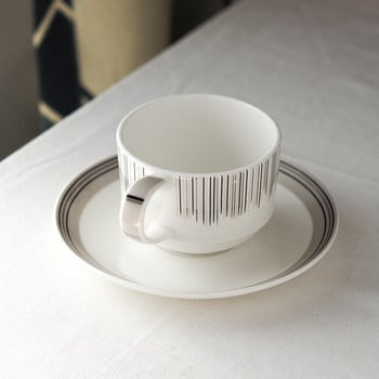 Κάλυμμα για φλιτζάνι καφέ Nordic Ceramic Bone China Μικρό γραφείο πολυτελείας δημιουργικά φλιτζάνια τσαγιού Τουρκικό σκεύος Tasse A Cafe Drinkware DF50BD