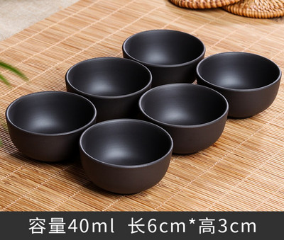 6kom Celadon Zlatna ribica Kineski set šalica za čaj, kung fu glina zi sha Crackle Glaze Putna zdjela čaja Set kineskih porculanskih šalica za čaj