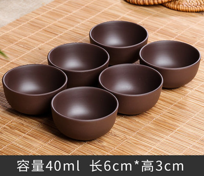 6kom Celadon Zlatna ribica Kineski set šalica za čaj, kung fu glina zi sha Crackle Glaze Putna zdjela čaja Set kineskih porculanskih šalica za čaj