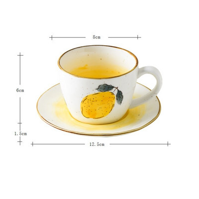 CHANSHOVA 180ml Modern kínai kerámia készlet kávéscsészék teáscsészék és csészealj készletek Tejes bögre ivóeszközök Kínai porcelán H367