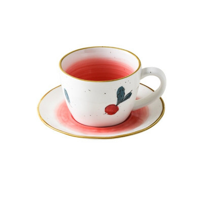 CHANSHOVA 180ml Modern kínai kerámia készlet kávéscsészék teáscsészék és csészealj készletek Tejes bögre ivóeszközök Kínai porcelán H367