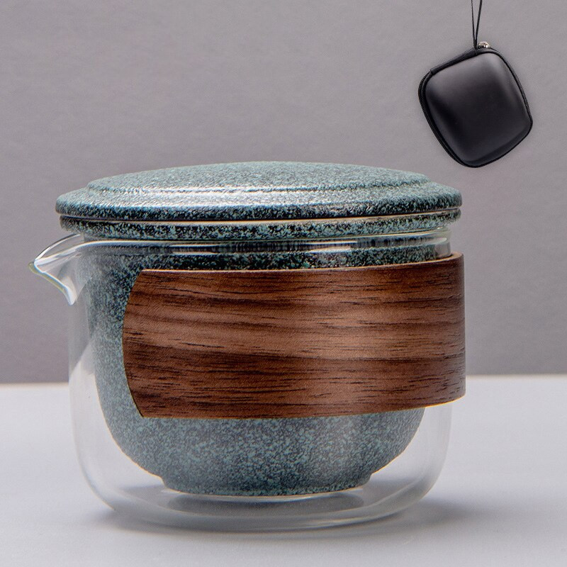 keramički čajnik gaiwan šalice za čaj kineski čajnik prijenosni putni set za čaj puer kineski kung fu putni set za čaj posuđe