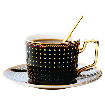 England Coffee Cup Vintage Κεραμικά φλιτζάνια και πιατάκια Europe Σετ πορσελάνινο φλιτζάνι τσαγιού Απογευματινό τσάι Αξεσουάρ διακόσμησης σπιτιού 200Ml