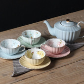 Európai Bone porcelán kávéskészlet Csúcsminőségű Porcelán kávéscsésze és csészealj Luxus ajándékok Gyöngymáz