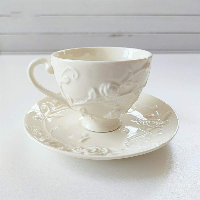 Kavos puodelio lėkštė Dovanų puodeliai kavos puodeliai kūrybingi arbatos puodeliai lengvesni indai keraminiai Stalo indai vakarienės lėkštė keramikinis kavos puodelis vakarėliui