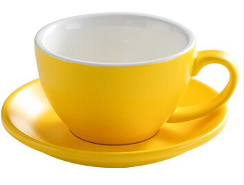 Kávéscsésze matt kerámia bögre Cappuccino Latte porcelán italos edények teáscsészék és csészealj készletek 220 ml-es születésnapi ajándék kávé edénykészletek