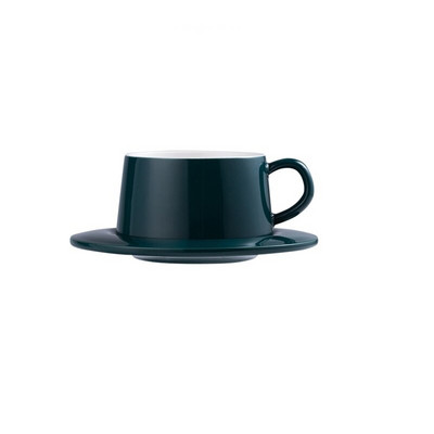 CHANSHOVA 200 ml Modern Simplicity kerámia kávéscsészék és csészealj készlet Porcelán teáscsésze csészealj készlet Pár tejes bögre H557