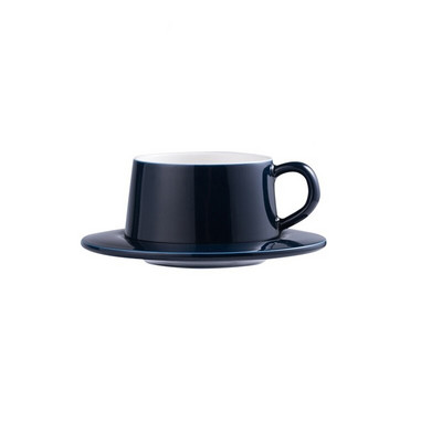 CHANSHOVA 200 ml Modern Simplicity kerámia kávéscsészék és csészealj készlet Porcelán teáscsésze csészealj készlet Pár tejes bögre H557