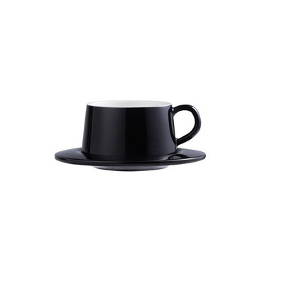 CHANSHOVA 200 ml Modern Simplicity kerámia kávéscsészék és csészealj készlet Porcelán teáscsésze csészealj készlet Pár tejes bögre H557