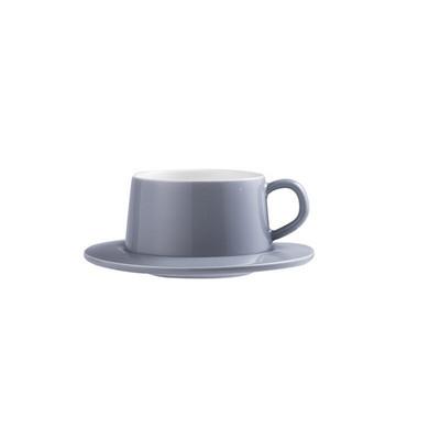CHANSHOVA 200 ml Modern Simplicity kerámia kávéscsészék és csészealj készlet Porcelán teáscsésze csészealj készlet Pár tejes bögre H557