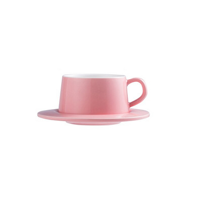 CHANSHOVA 200 ml Modern Simplicity kerámia kávéscsészék és csészealj készlet Porcelán teáscsésze csészealj készlet Pár tejes bögre H557