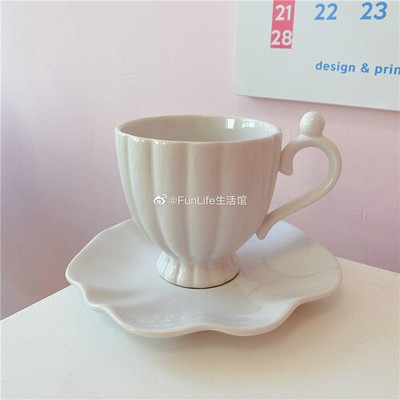 Simplitate Creativitate Farfurioară de porțelan Nordic Lux Modern Eco Friendly Ceașă de cafea Ceramica Canecas Reutilizabile Dining EK50BD