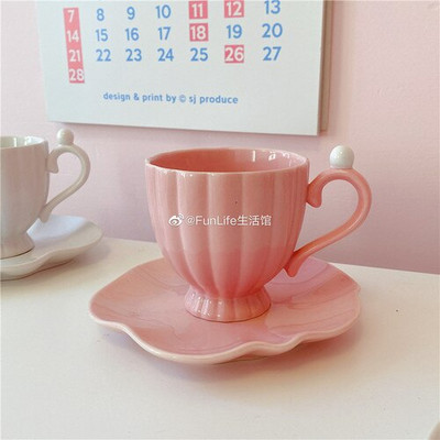 Simplitate Creativitate Farfurioară de porțelan Nordic Lux Modern Eco Friendly Ceașă de cafea Ceramica Canecas Reutilizabile Dining EK50BD